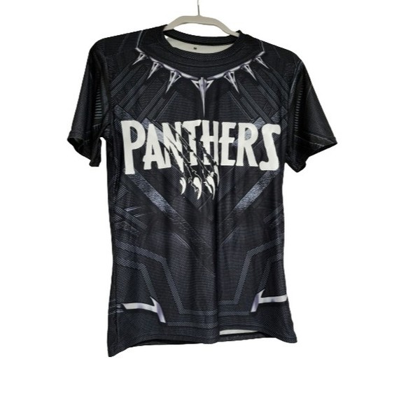 Cody Lundin Other - Cody Lundin Sport Mens Panthers Short Sleeve T-Shirt Size S/M Gray White